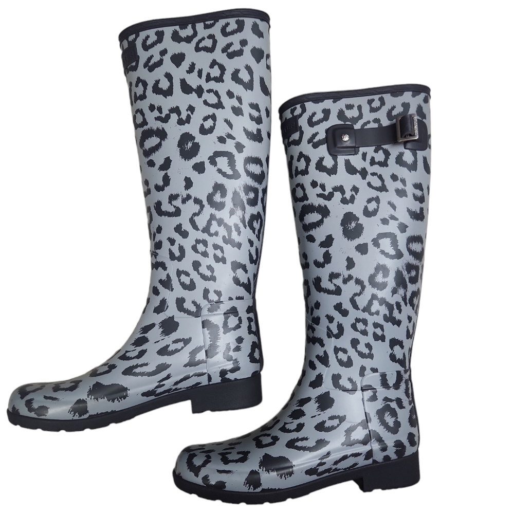 Hunter boots Cheetah print